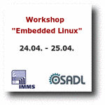 Workshop on Embedded Linux in Ilmenau, Germany, April 24 to 25, 2012