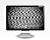 Scrambled monitor screen